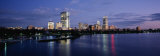Buildings on the Waterfront at Dusk  Boston  Massachusetts  USA