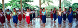 Teenage Girls at Dance Class  Phnom Penh  Cambodia