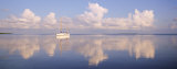 Boat Floating in Sea  Florida Keys  Florida  USA