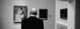 Man in Art Museum  Stuttgart  Germany