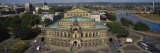 High Angle View of an Opera House  Semper Opera House  Dresden  Germany