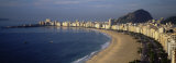 High Angle View of the Beach  Copacabana Beach  Rio De Janeiro  Brazil