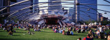 People at a Lawn  Pritzker Pavilion  Millennium Park  Chicago  Illinois  USA
