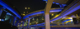 Low Angle View of Overpasses  Shanghai  China