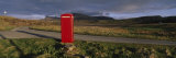 Telephone Booth in a Landscape  Isle of Skye  Highlands  Scotland  United Kingdom