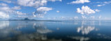 Reflection of Clouds on Water  Bora Bora  French Polynesia