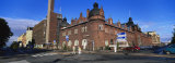 Cars Parked in Front of a Building  Helsinki  Finland