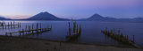 Piers Over a Lake  Guatemala