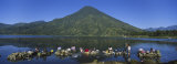 Women Washing Clothes in a Lake  Santiago  Lake Atitlan  Guatemala