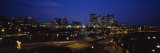 Buildings Lit Up at Night  Winnipeg  Manitoba  Canada