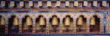 Prayer Wheels in a Temple  Chimi Lhakhang  Punakha  Bhutan