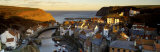 High Angle View of a Village  Staithes  North Yorkshire  England  United Kingdom