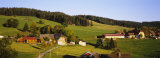 High Angle View of a Village  Black Forest  Baden-Wurttemberg  Germany