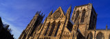 Low Angle View of a Cathedral  York Minster  York  England  United Kingdom