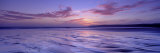 Frozen Water in a Bay  Filey Bay  Yorkshire  England  United Kingdom