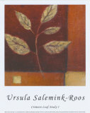 Crimson Leaf Study I