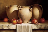 Urns with Persimmons and Pomegranates