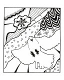 monochrome with dove