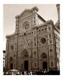 Duomo Cathedral - Firenze  Italy - Sepia