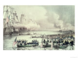Landing of the American Force at Vera Cruz  Under General Scott  March  1847