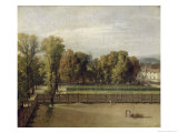 View of the Luxembourg Gardens in Paris  1794