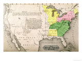 Map of the United States in 1803