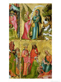 The Annunciation to St Joachim and the Adoration of the Magi