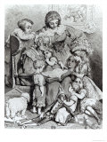 Grandmother Telling a Story to Her Grandchildren