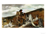 The Hunter and His Dogs  1891