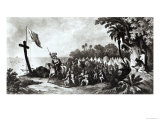 The Landing at Tampa Bay: de Soto and His Followers Swearing to Conquer or Die