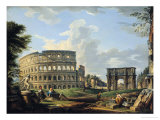 The Colosseum and the Arch of Constantine