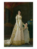 Portrait of Marie-Julie Clary Queen of Naples with Her Daughter Zenaide Bonaparte 1807