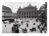 General View of the Paris Opera House  Late 19th Century