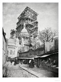 The Construction Ot the Sacre Coeur in Montmartre  circa 1885-90