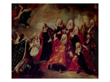 Ex-Voto the Corps de Ville Demand a Return of Good Weather  Detail of the Corps de Ville  1726