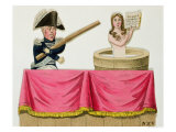 Caricature of the Constitutional Charter of 26th July 1830  circa 1830