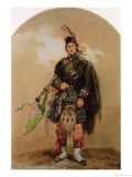 A Piper of the 79th Highlanders at Chobham Camp in 1853