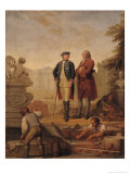 King Frederick II of Prussia and the Marquis of Argens Inspecting the Construction of Sanssouci