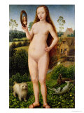 Vanity  Central Panel from the Triptych of Earthly Vanity and Divine Salvation  circa 1485