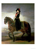 Equestrian Portrait of Queen Maria Luisa Wife of King Charles IV of Spain
