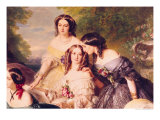 Empress Eugenie and Her Ladies in Waiting  Detail of Baronness de Malaret