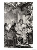 Scene from "L'Ingenu" by Voltaire