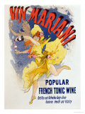 Poster Advertising "Mariani Wine"  a Popular French Tonic Wine  1894