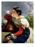 Young Italian at the Well  circa 1833-34