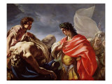 Achilles Contemplating the Body of Patroclus