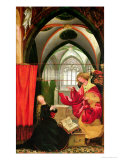 The Annunciation from the Isenheim Altarpiece  Left Hand Wing  circa 1512-16