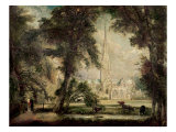 Salisbury Cathedral from the Bishop's Grounds  circa 1822-23