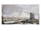 Vesuvius in Snow  Plate V from 
