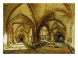 The Cloisters of St Wandrille  circa 1825-30