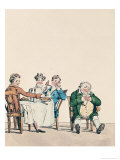 Qui Dort Dine  Caricature of a Man Sleeping after Dinner
